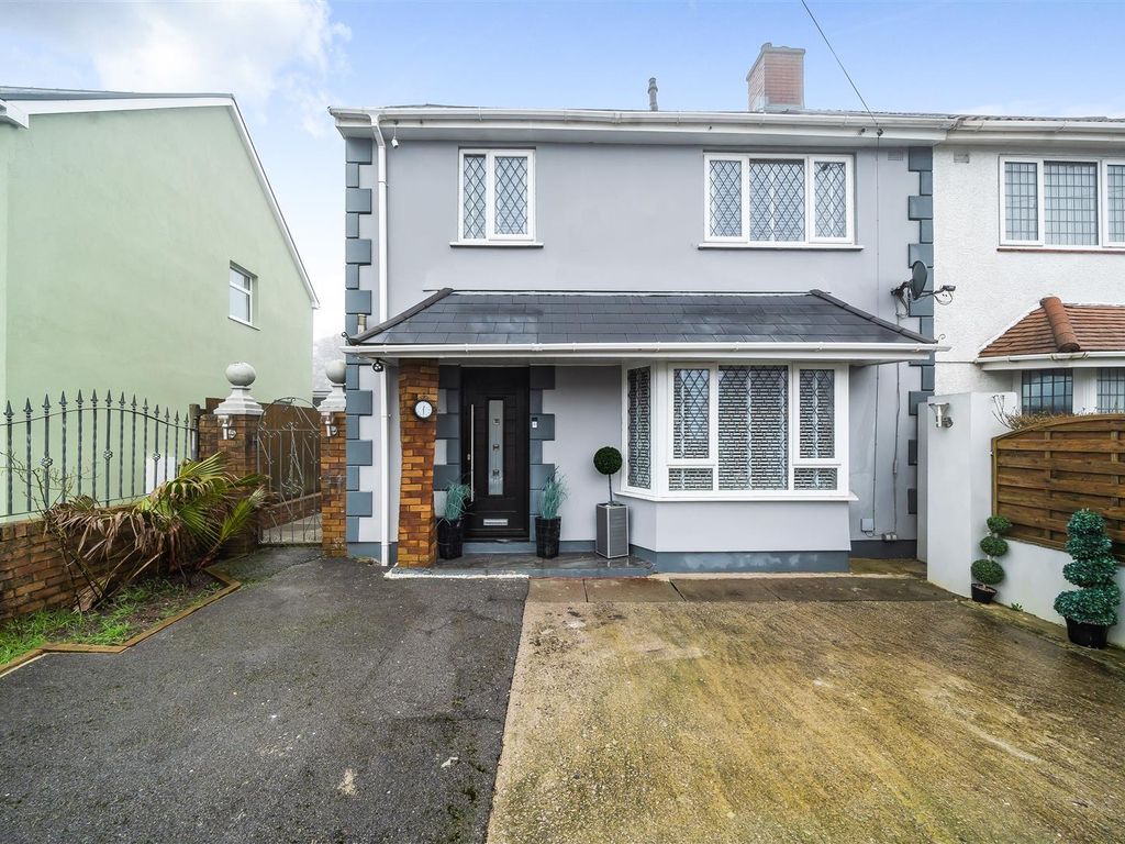 3 bed semi-detached house for sale in Bettws Road, Penlan, Swansea SA5, £190,000