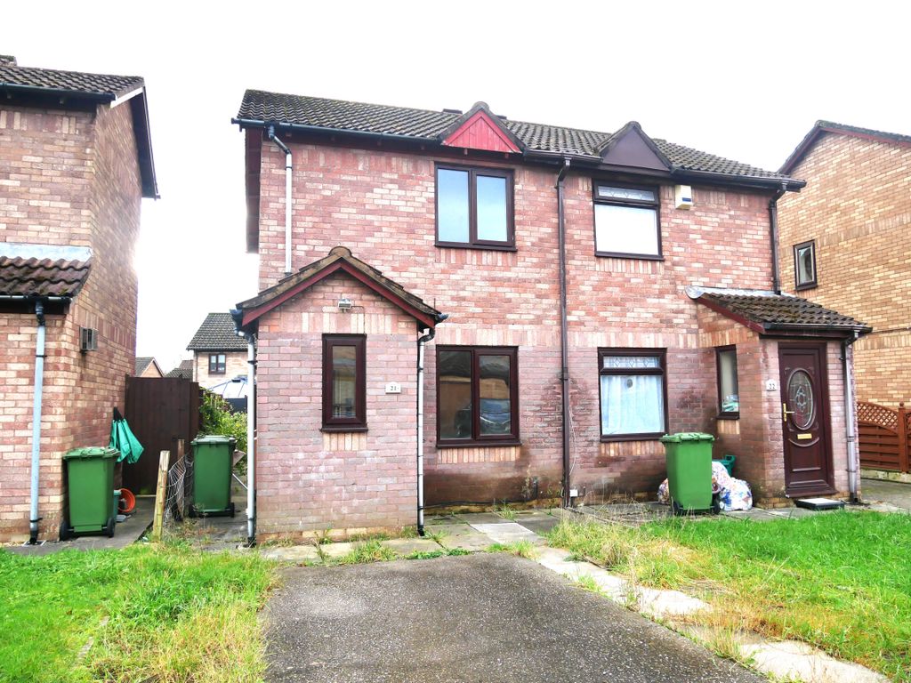 2 bed semi-detached house for sale in Silverton Drive, Cross Inn, Llantrisant, Rct. CF72, £155,000