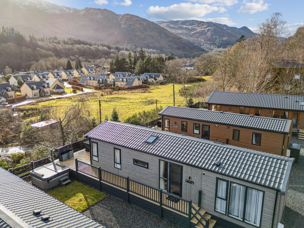 2 bed lodge for sale in St Fillans Holiday Park, St Fillans, Perthshire PH6, £140,000