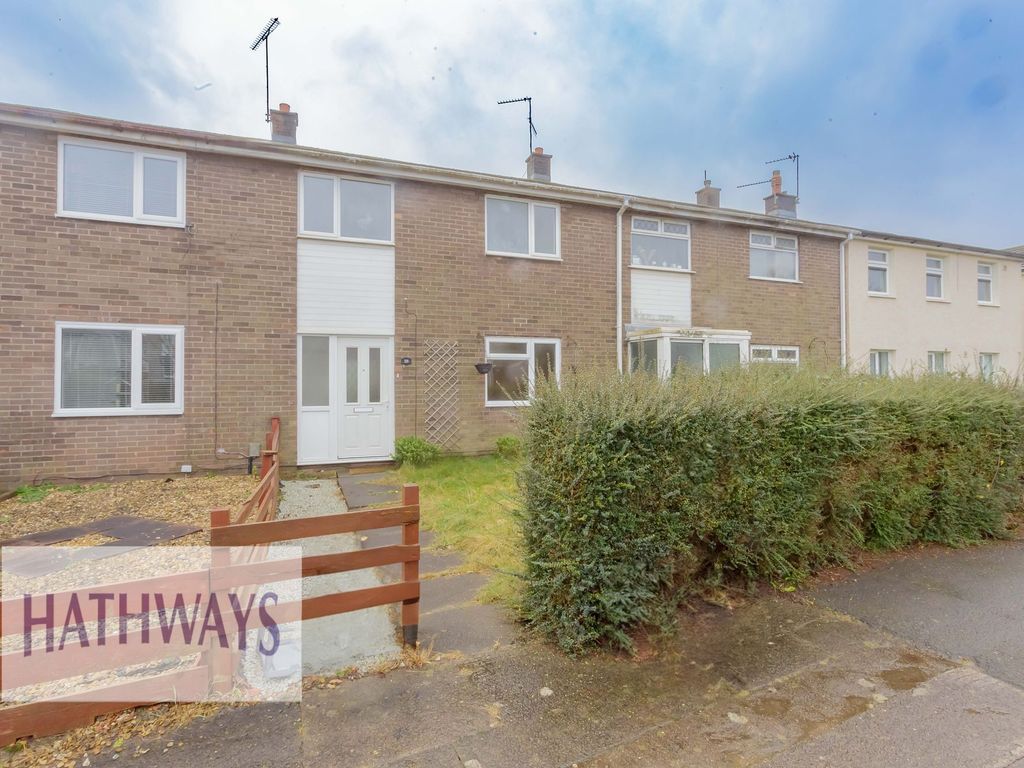 3 bed terraced house for sale in Whitebrook Way, Cwmbran NP44, £120,000