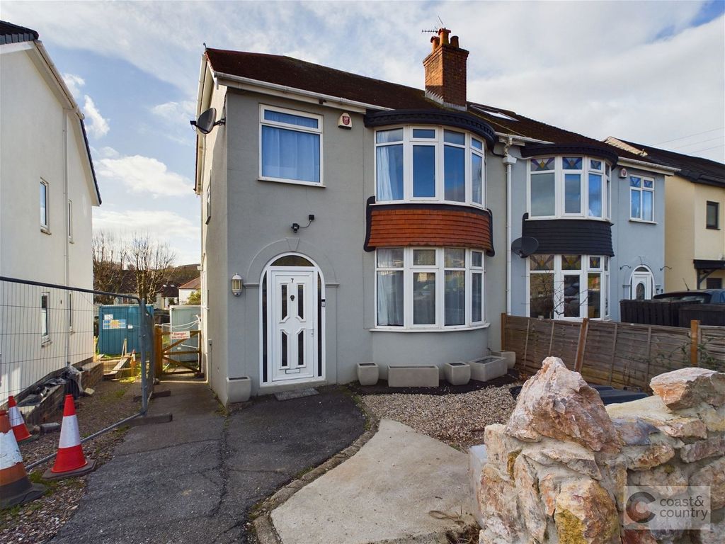 3 bed semi-detached house for sale in Newton Road, Kingskerswell, Newton Abbot TQ12, £330,000