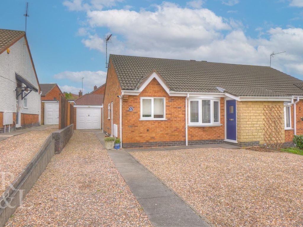 2 bed semi-detached bungalow for sale in Linford Crescent, Markfield LE67, £220,000