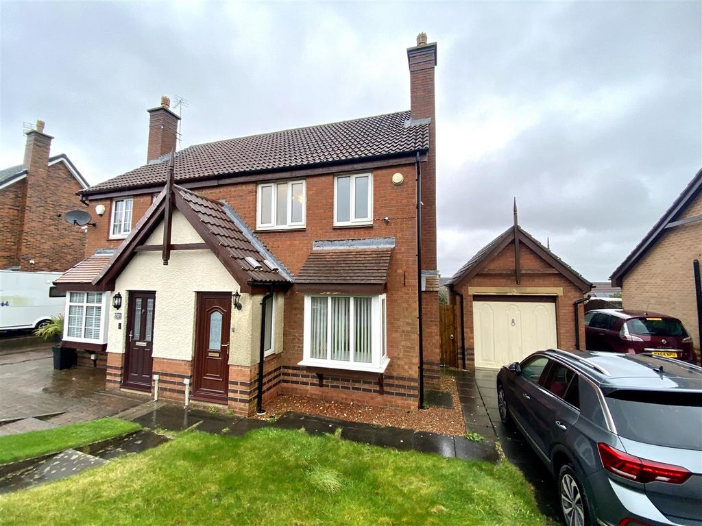 3 bed semi-detached house for sale in Pinders Way, Sherburn Hill, Durham DH6, £129,950