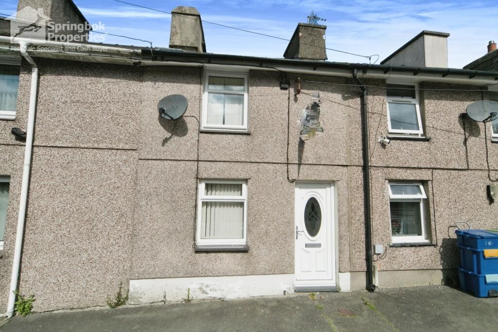 2 bed terraced house for sale in Tre Ddafydd, Penygroes, Caernarfon LL54, £75,000