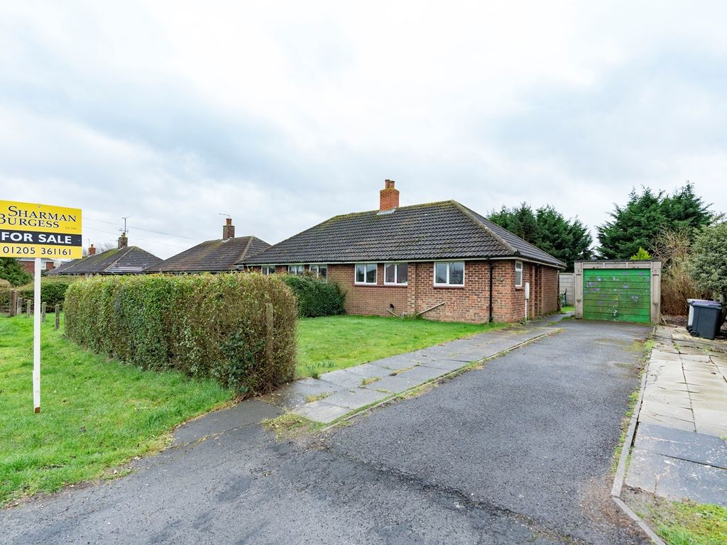 2 bed semi-detached bungalow for sale in Horbling Lane, Stickney, Boston PE22, £145,000