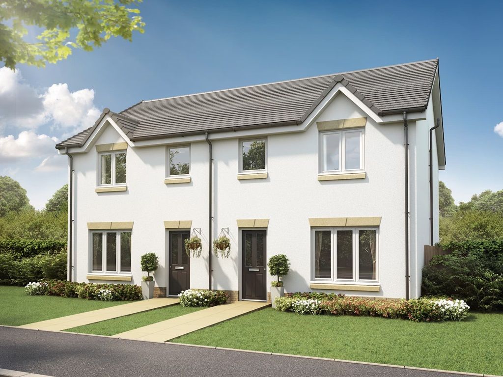 New home, 3 bed semi-detached house for sale in "The Blair - Plot 205" at Meikle Earnock Road, Hamilton ML3, £249,995