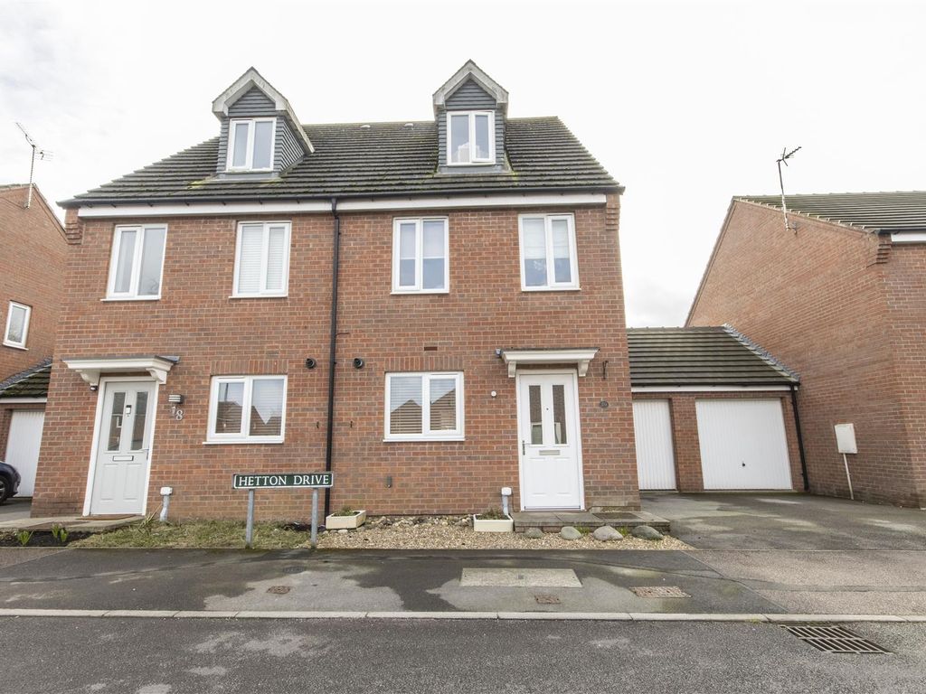 3 bed semi-detached house for sale in Hetton Drive, Clay Cross, Chesterfield S45, £225,000