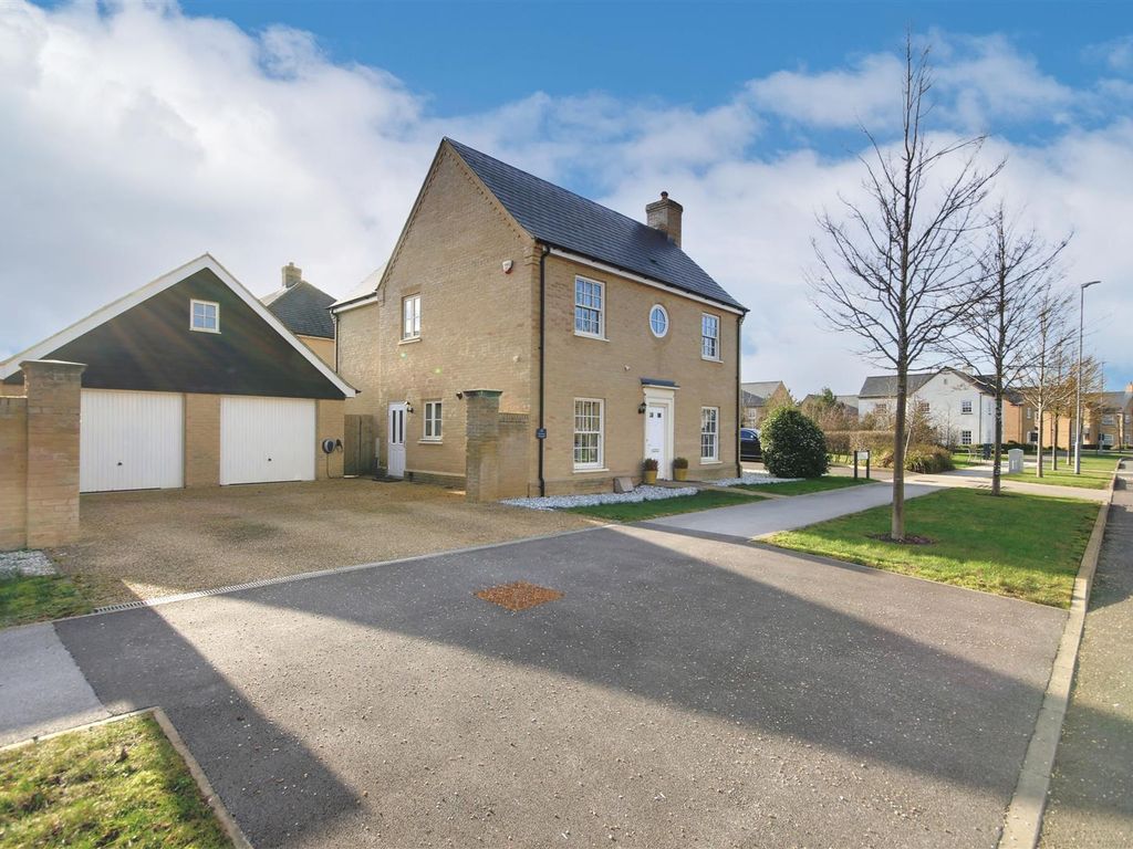 4 bed detached house for sale in Carnaile Road, Alconbury Weald PE28, £475,000