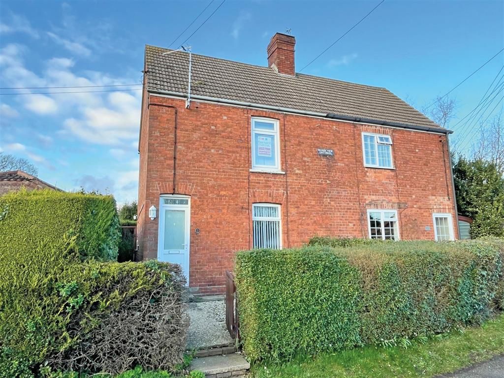 2 bed semi-detached house for sale in Manor Road, Hagworthingham, Spilsby PE23, £95,000