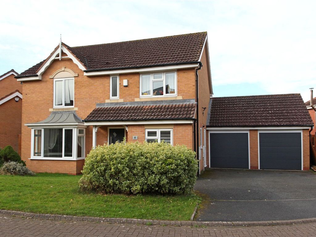 4 bed detached house for sale in Davenham Walk, Telford, Shropshire TF3, £380,000