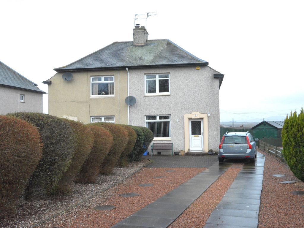 2 bed semi-detached house for sale in Dundas Crescent, Laurieston, Stirlingshire FK2, £149,500