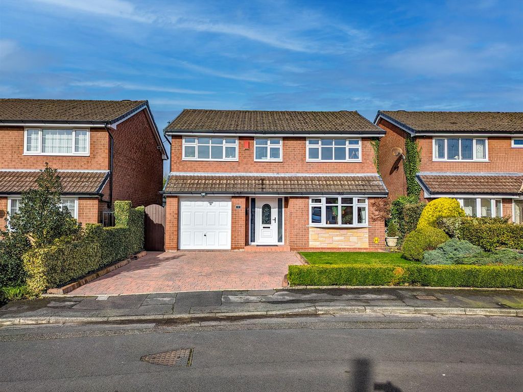 5 bed detached house for sale in Red Waters, Leigh WN7, £425,000
