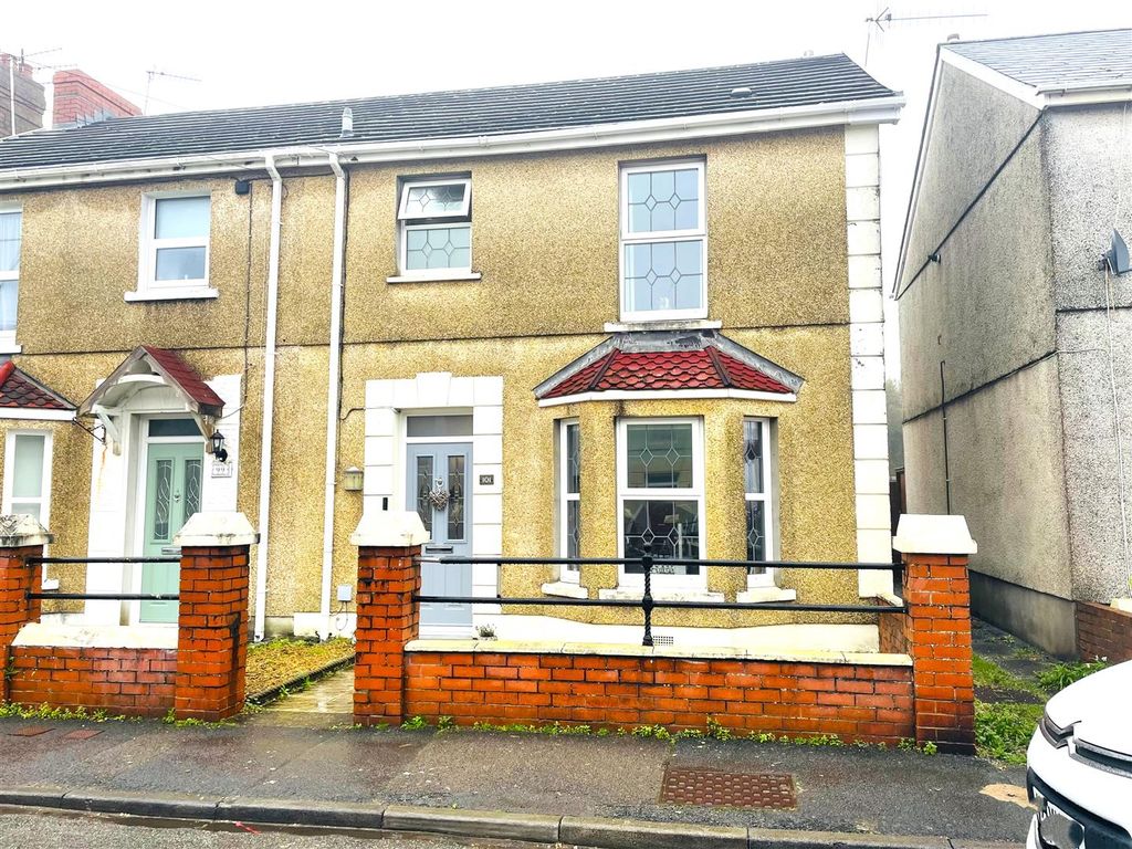 3 bed semi-detached house for sale in Ashburnham Road, Pembrey, Burry Port SA16, £198,000