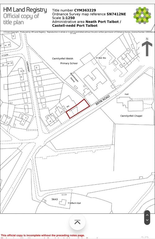 Land for sale in Development - 24 Bryn Road, Cwmllynfell, Swansea, West Glamorgan, 24 Bryn Road SA9, £250,000
