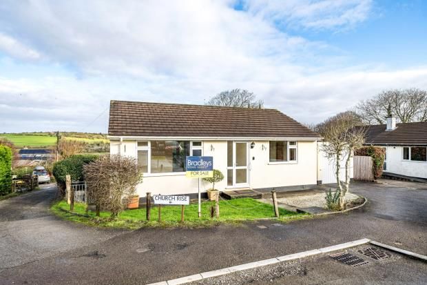 2 bed detached bungalow for sale in Church View, St. Cleer, Liskeard, Cornwall PL14, £184,250
