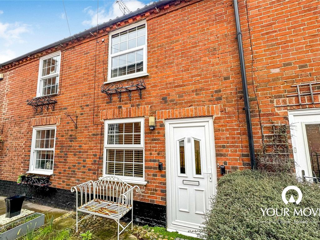 2 bed terraced house for sale in Peddars Lane, Beccles, Suffolk NR34, £180,000