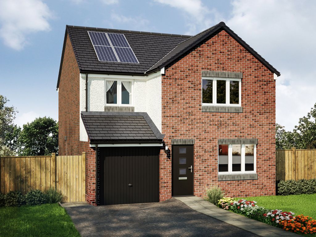 New home, 4 bed detached house for sale in "The Leith" at Cupar Road, Guardbridge, St. Andrews KY16, £294,000
