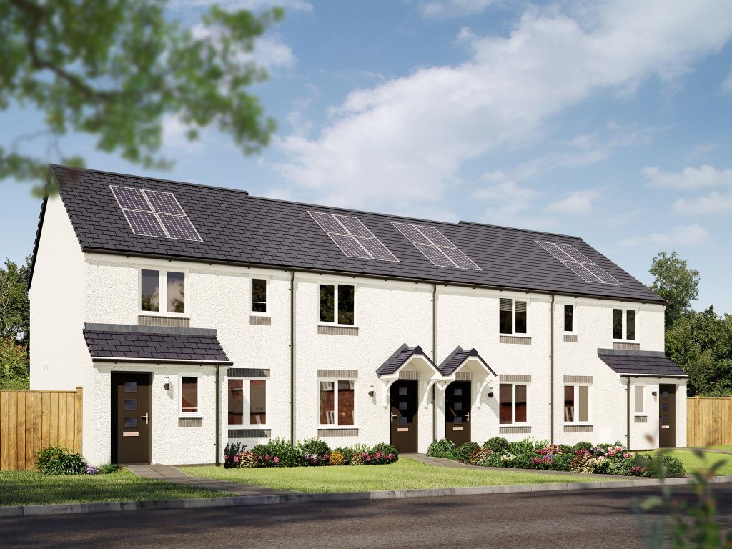 New home, 3 bed end terrace house for sale in "The Newmore" at Cupar Road, Guardbridge, St. Andrews KY16, £243,000