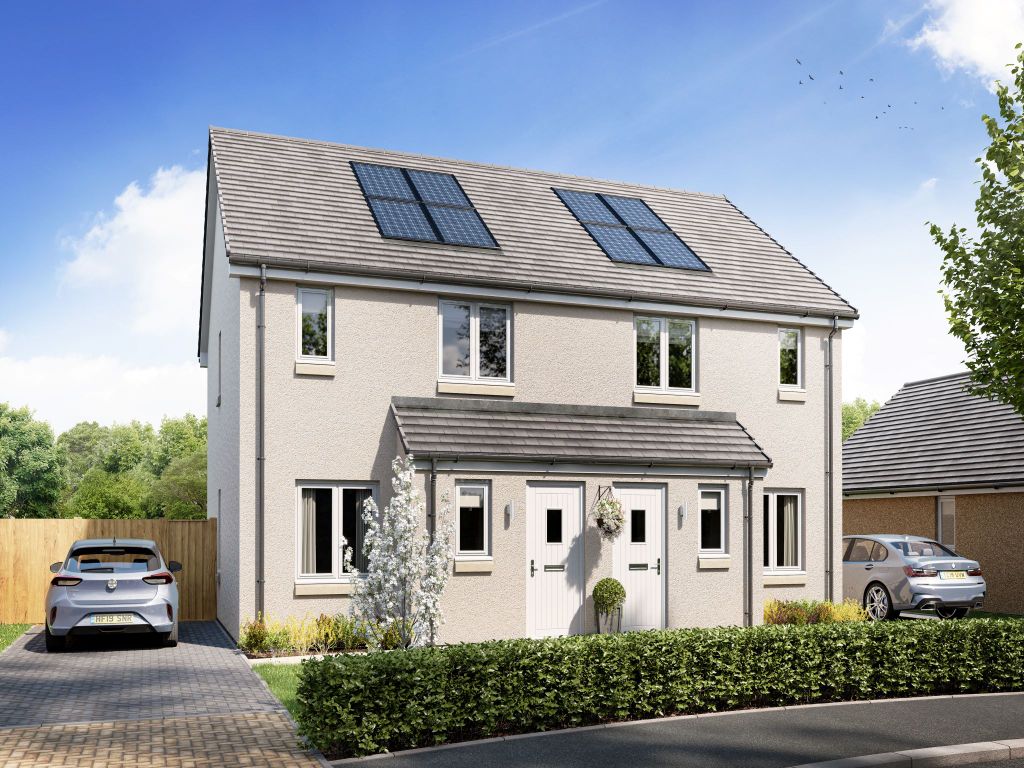 New home, 3 bed semi-detached house for sale in "The Ardbeg" at Milnathort, Kinross KY13, £225,000