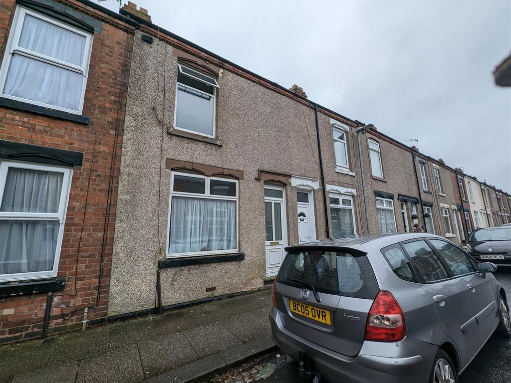 2 bed terraced house for sale in Brougham Street, Darlington DL3, £74,950