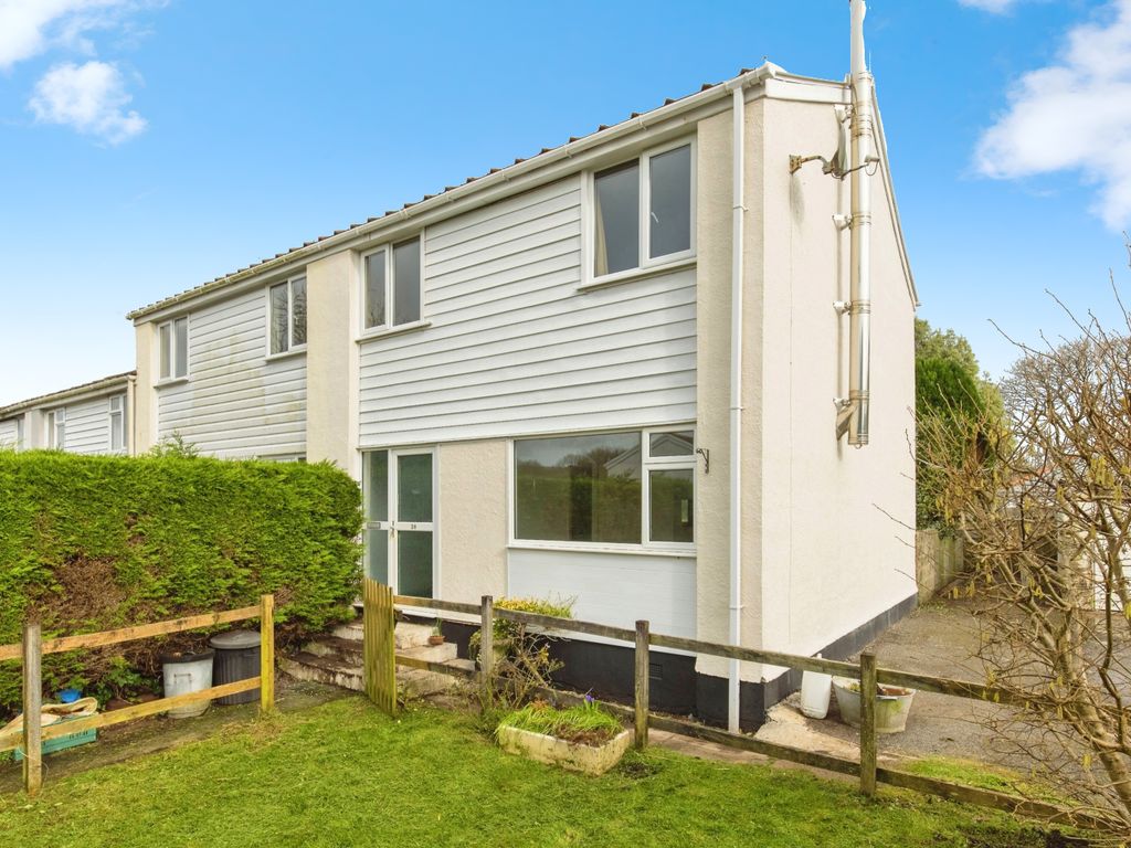 3 bed end terrace house for sale in Woodland View, Lanivet, Bodmin, Cornwall PL30, £220,000