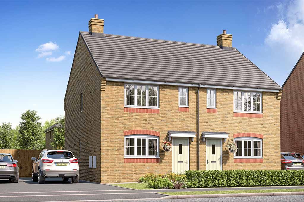 New home, 3 bed semi-detached house for sale in "The Danbury" at London Road, Sleaford NG34, £219,995