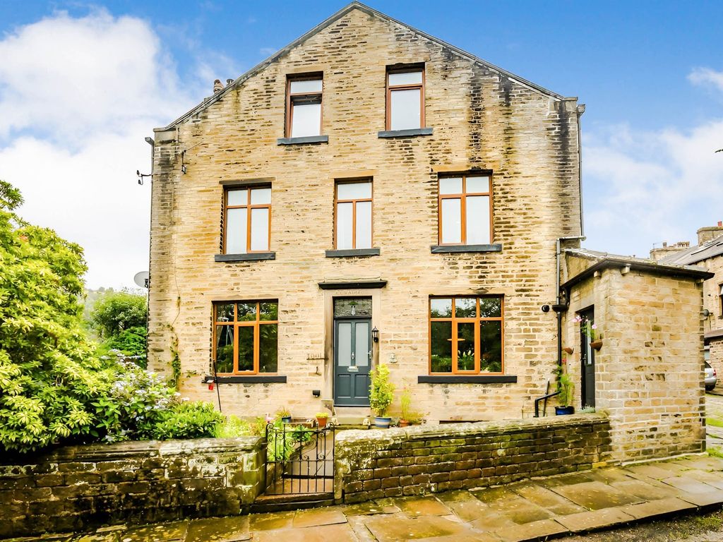 4 bed semi-detached house for sale in Queen Street, Mytholmroyd, Hebden Bridge HX7, £450,000