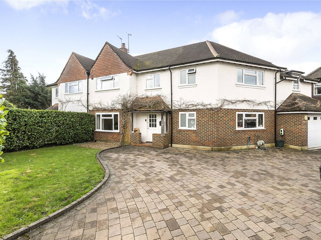 5 bed semi-detached house for sale in Bray Road, Cobham KT11, £1,195,000