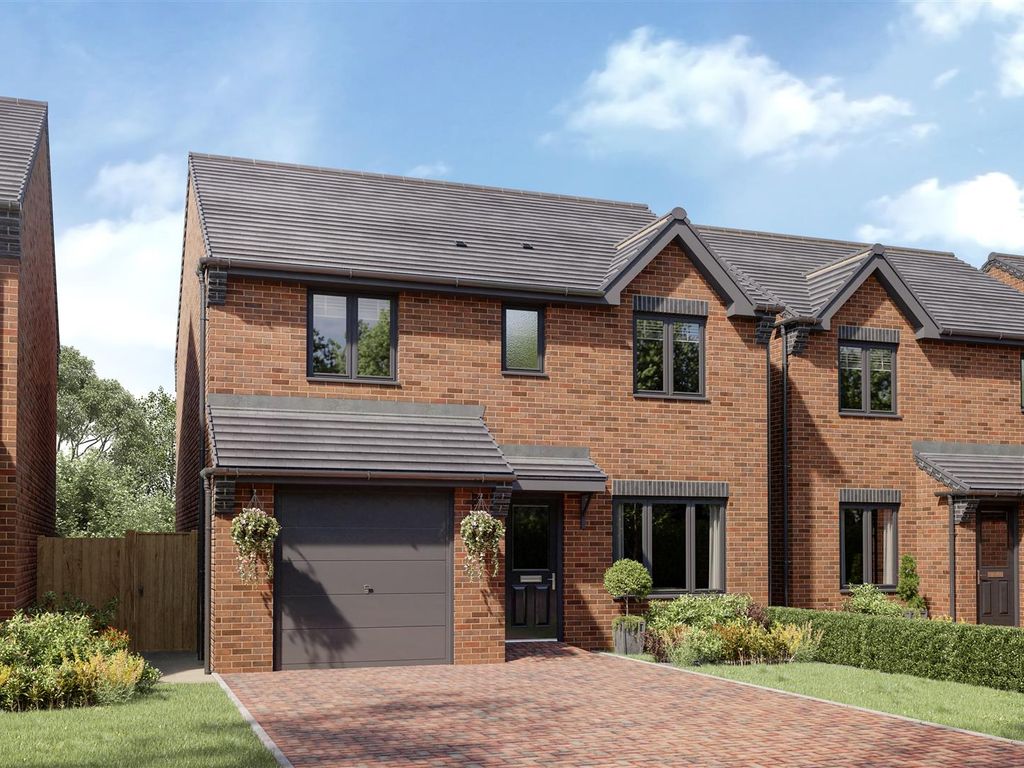 New home, 4 bed detached house for sale in Shipley Lakeside, Shipley, Heanor DE75, £361,495