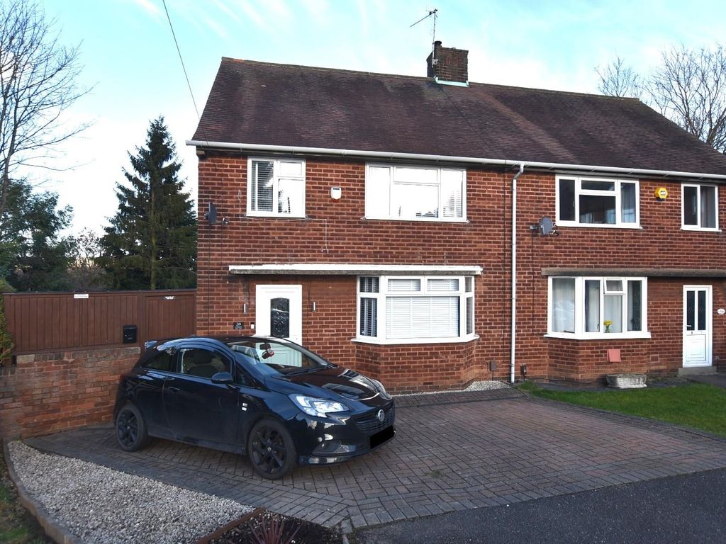 2 bed semi-detached house for sale in Coniston Road, Newbold, Chesterfield S41, £190,000