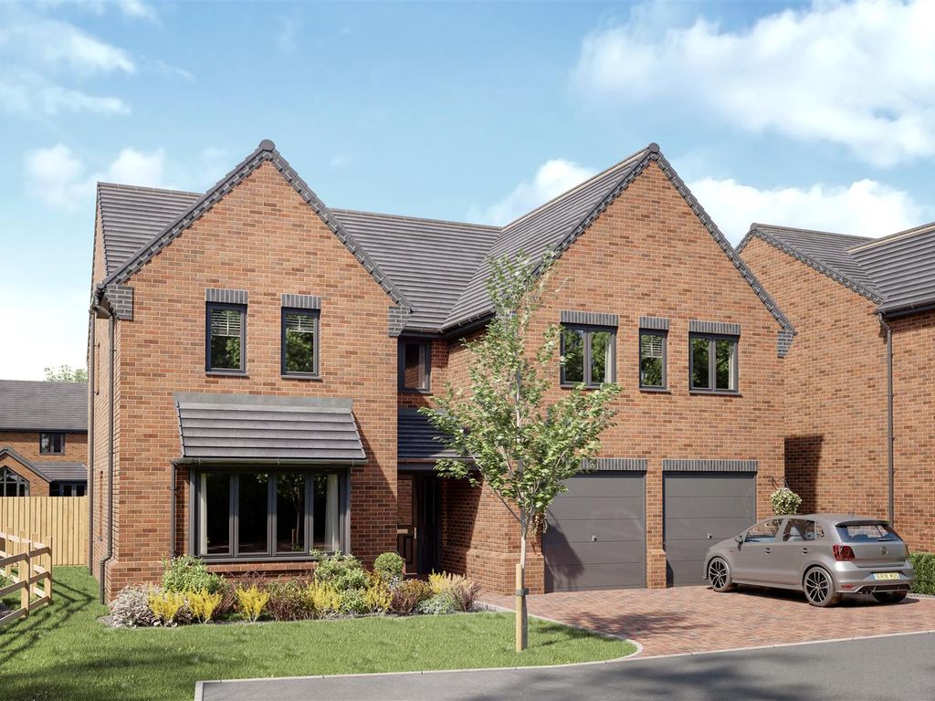 New home, 5 bed detached house for sale in Shipley Lakeside, Shipley, Heanor DE75, £636,495