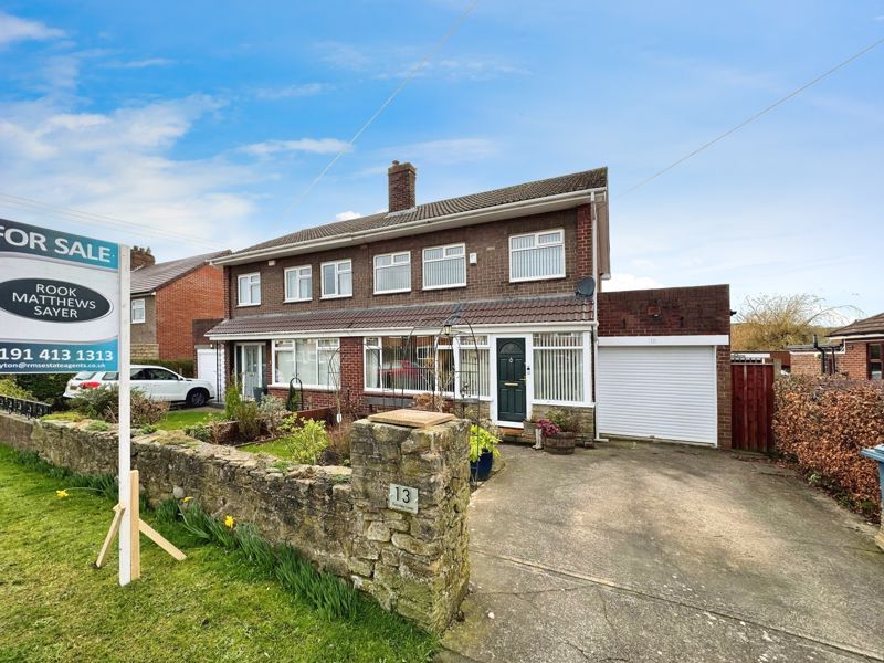 3 bed semi-detached house for sale in Thornley Lane, Rowlands Gill NE39, £260,000