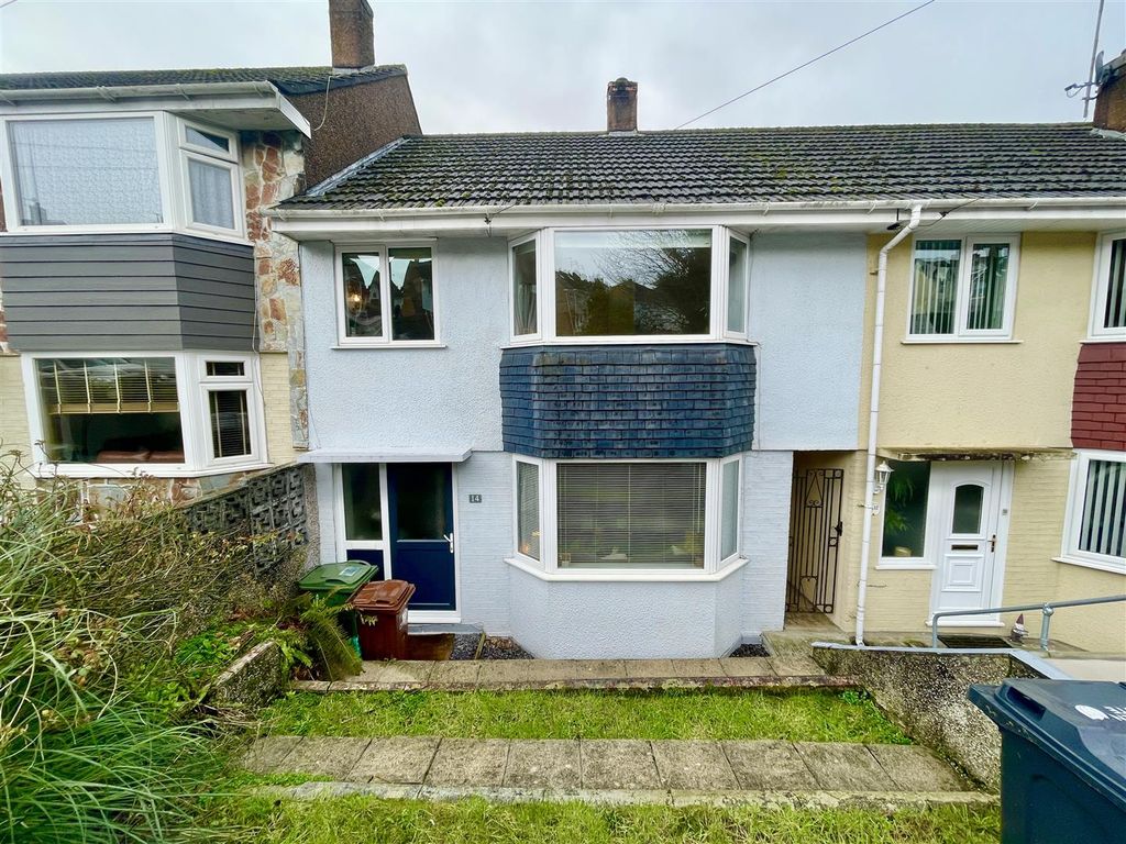3 bed terraced house for sale in Ashford Crescent, Mannamead, Plymouth PL3, £240,000