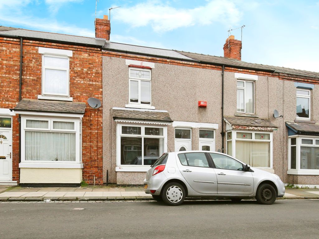 2 bed terraced house for sale in Falmer Road, Darlington, County Durham DL1, £80,000