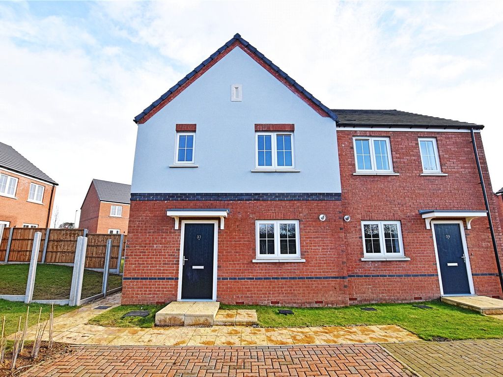 New home, 3 bed semi-detached house for sale in Valley Way, Boughton, Northampton NN2, £120,000