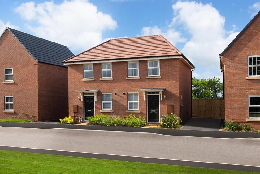 New home, 2 bed semi-detached house for sale in Balaguer Grove, Darlington DL2, £169,995