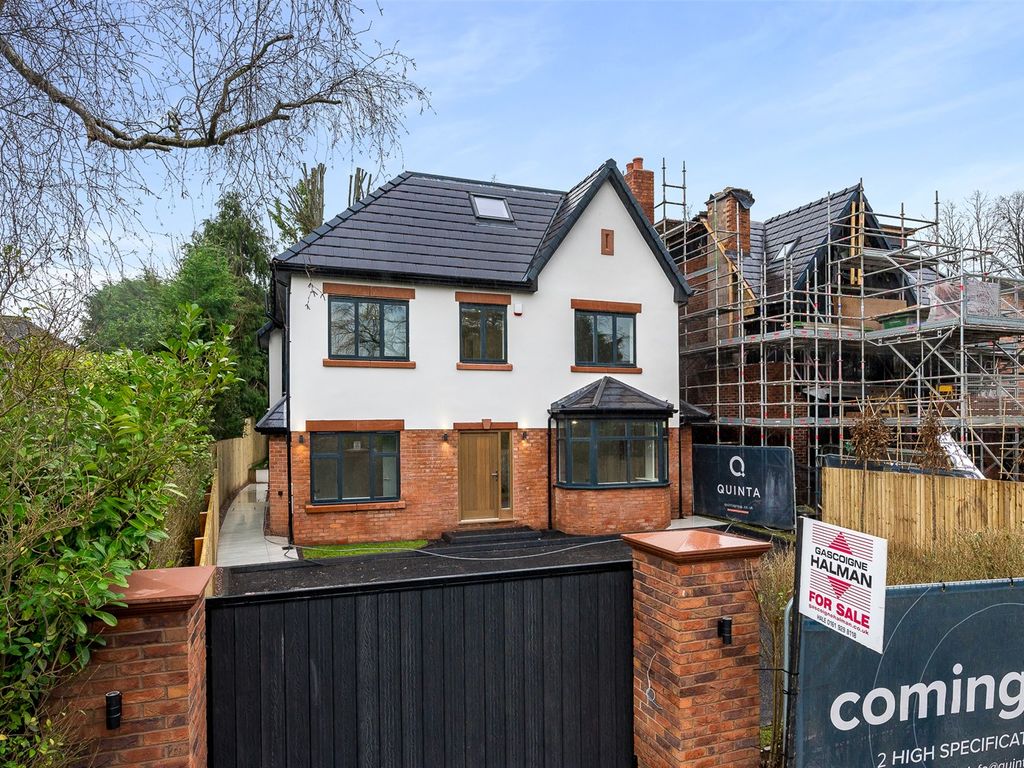 New home, 5 bed detached house for sale in Chapel Lane, Hale Barns, Altrincham WA15, £1,350,000