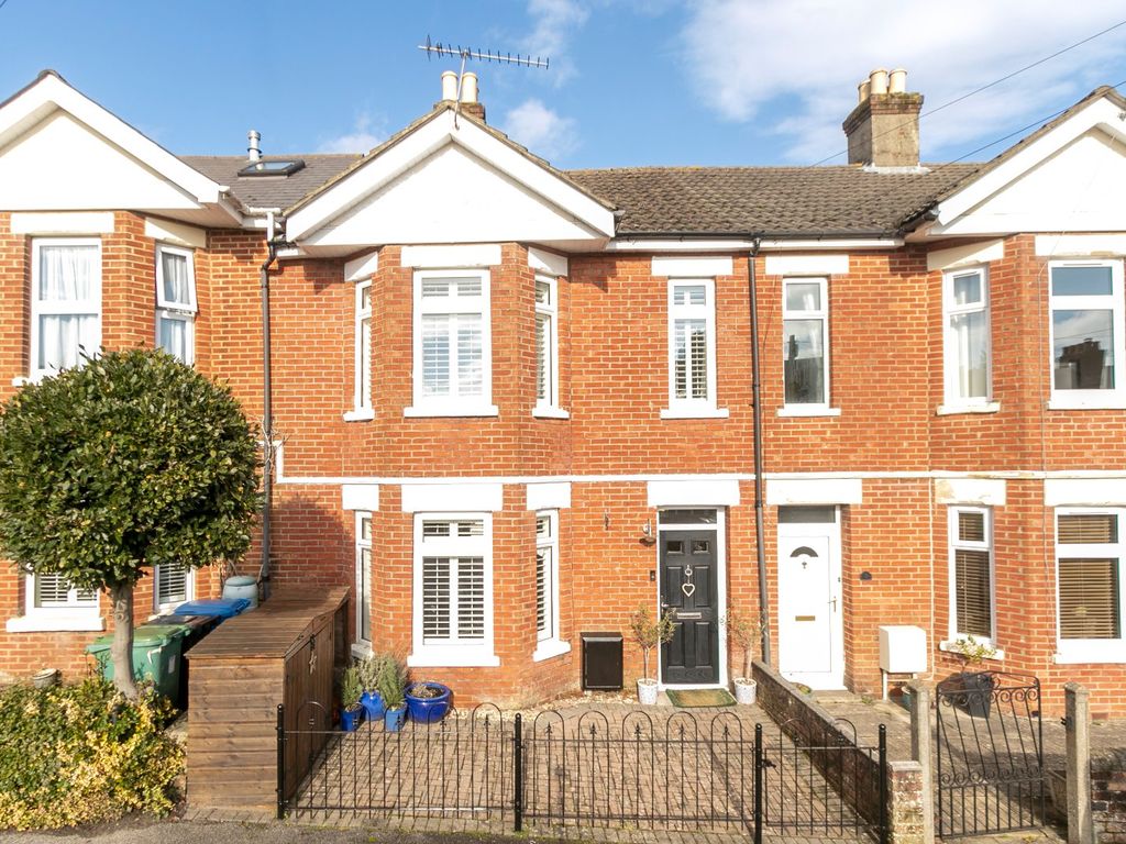 3 bed terraced house for sale in Mansfield Close, Lower Parkstone, Poole, Dorset BH14, £485,000