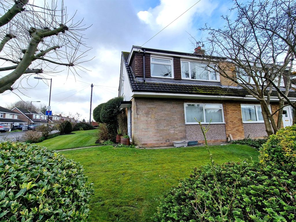 3 bed semi-detached house for sale in Prestbury Avenue, Altrincham WA15, £310,000