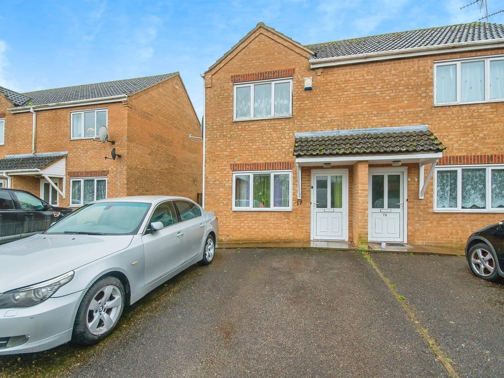 2 bed semi-detached house for sale in Tindall Close, Wisbech PE13, £160,000