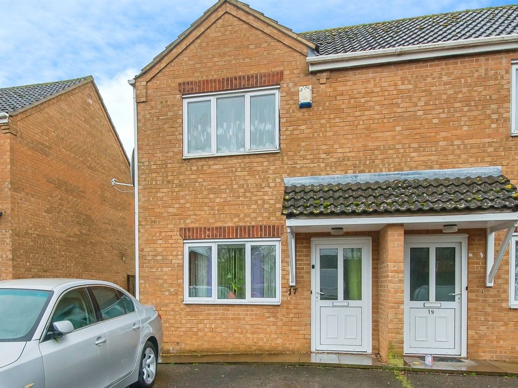 2 bed semi-detached house for sale in Tindall Close, Wisbech PE13, £160,000