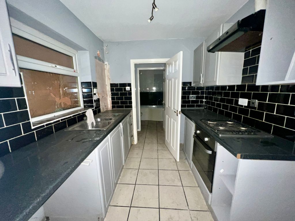 3 bed terraced house for sale in Dukes Crescent, Edlington, Doncaster DN12, £65,000
