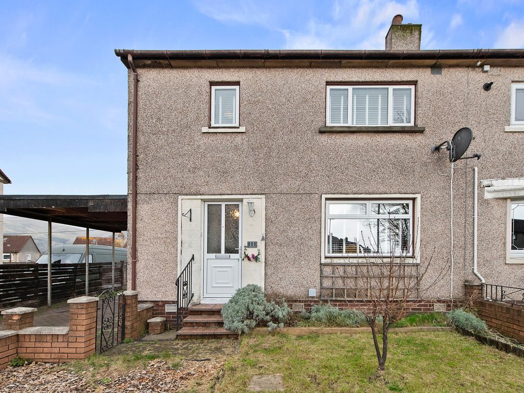 2 bed semi-detached house for sale in 11 Barnhill Drive, Tullibody FK10, £120,000