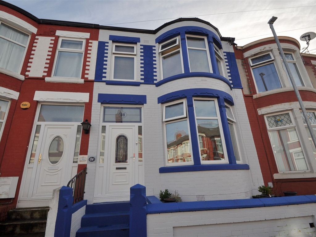 3 bed terraced house for sale in Clifford Road, Wallasey CH44, £140,000