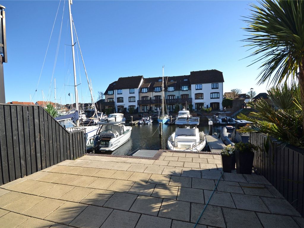 3 bed terraced house for sale in Endeavour Way, Hythe Marina Village, Hythe, Southampton SO45, £725,000