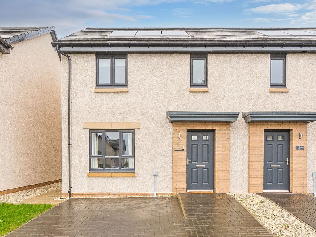 3 bed semi-detached house for sale in Bannerman Terrace, Gilmerton, Edinburgh EH17, £310,000