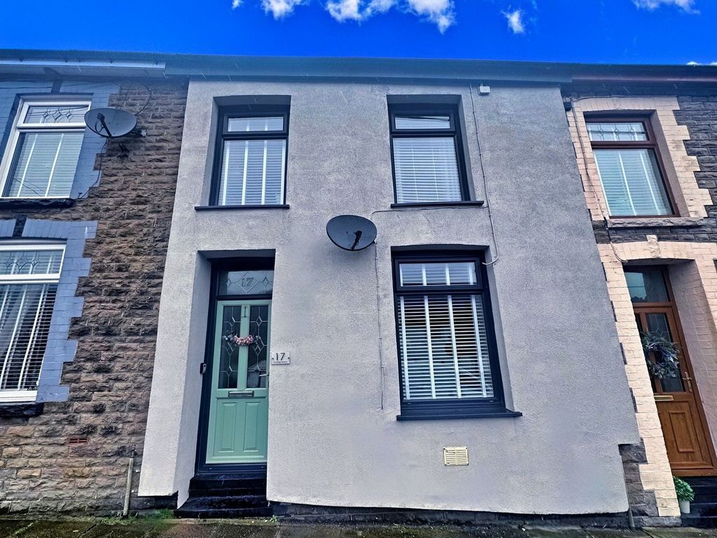 3 bed terraced house for sale in Vicarage Terrace, Cwmparc, Treorchy CF42, £154,995