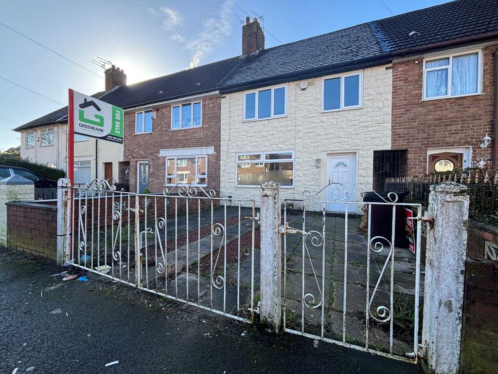 3 bed terraced house for sale in Lyme Cross, Huyton L36, £95,000