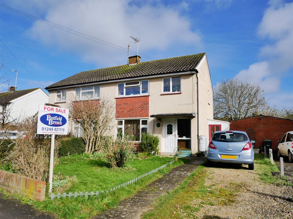 3 bed semi-detached house for sale in Baydon Grove, Calne SN11, £235,000