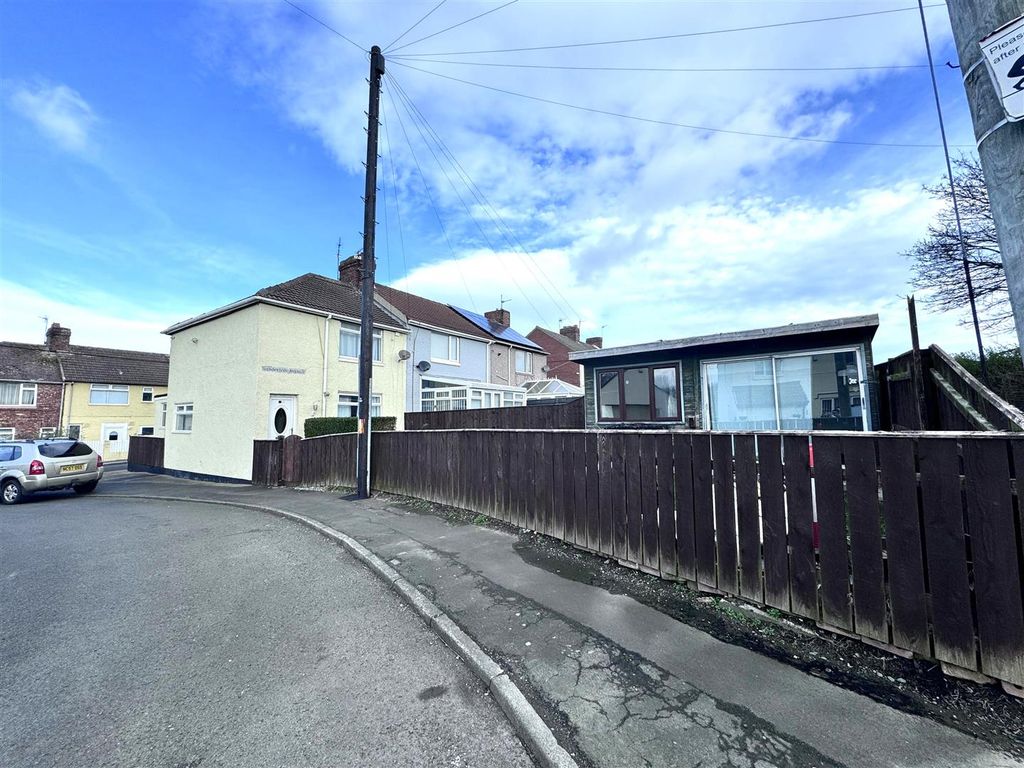 2 bed end terrace house for sale in Tennyson Avenue, Blackhall Colliery, Hartlepool TS27, £67,000